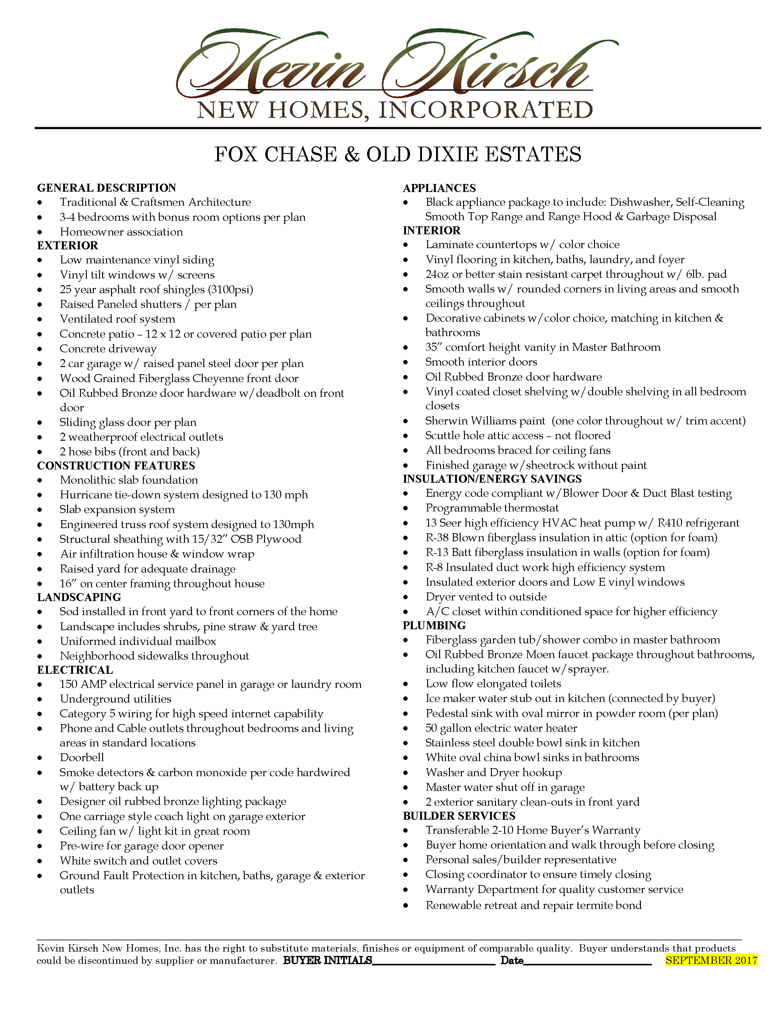 fox chase homes springfield ga new homes kevin kirsch homes